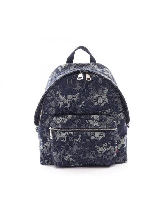 Gucci Backpack GG Denim Indigo Blue main image 9